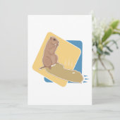 Carte Jour de la marmotte (Debout devant)