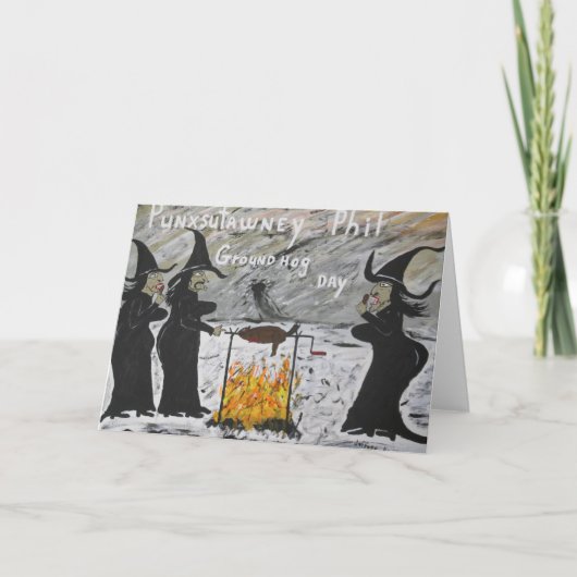 Carte Jour de la marmotte (Devant)