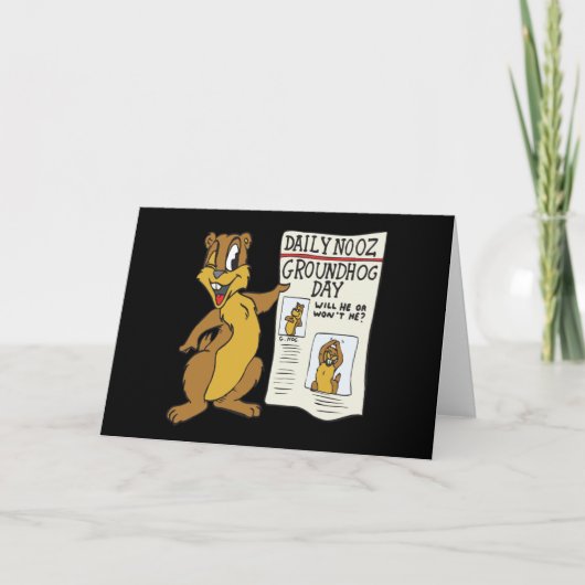 Carte Jour de la marmotte (Devant)