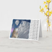 Carte Jour de la marmotte (Fleur jaune)