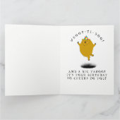 Carte Jour de la marmotte Anniversaire (Intérieur)