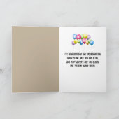 Carte Jour de la marmotte Anniversaire (Intérieur)