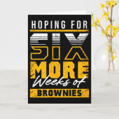 Carte Jour de la marmotte drôle 6 semaines supplémentair (Fleur jaune)