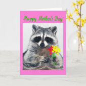 Carte jour de la mère (Fleur jaune)