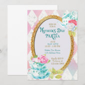 CARTE JOUR DE LA MÈRE, FÊTE DU THÉ, VACANCES (Devant / Derrière)