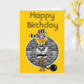 Carte Jour de la prison (Fleur jaune)