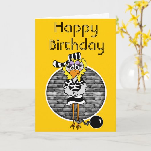 Carte Jour de la prison (Fleur jaune)