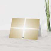 Carte Jour de la résurrection du violet de la croix de P (Dos)