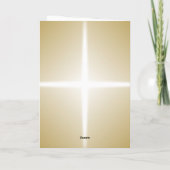 Carte Jour de la résurrection du violet de la croix de P (Dos)