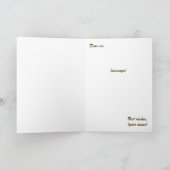 Carte Jour de la résurrection du violet de la croix de P (Intérieur)