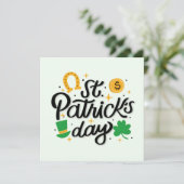 Carte Jour de la Saint Patrick (Debout devant)