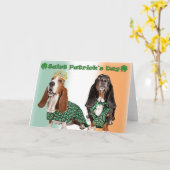 Carte Jour de la Saint Patrick (Fleur jaune)