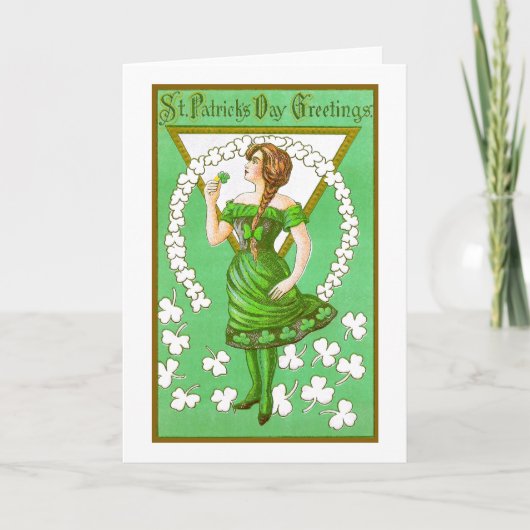 Carte Jour de la Saint Patrick de Madame Holding (Devant)