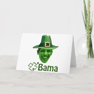Carte Jour de la Saint Patrick d'Obama