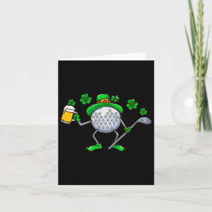 Carte Jour de la Saint Patrick Golf Golf Irish Golfer Be