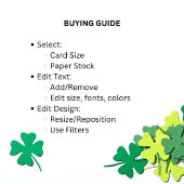 Carte Jour de la Saint Patrick irlandaise Leprecha