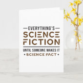 Carte Jour de la science-fiction spatiale Cadeau Alien p (Fleur jaune)