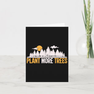 Carte Jour de la Terre - Plantez plus d'arbres Câlin d'a