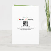 Carte Jour de la Terre & Saint François d'Assise (Dos)