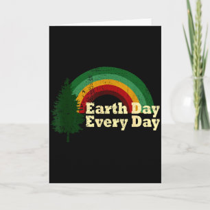Carte Jour de la Terre Tous les jours Arc-en-ciel Pin