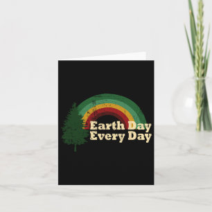 Carte Jour de la Terre Tous les jours Arc-en-ciel Pin