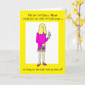 Carte Jour de l'anniversaire de la poursuite des attaque (Fleur jaune)