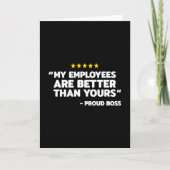 Carte Jour de l'appréciation de l'employé - Drôle Jour d (Devant)