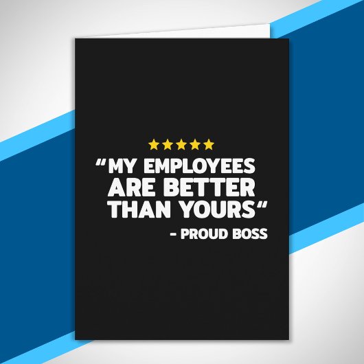 Carte Jour de l'appréciation de l'employé - Drôle Jour d