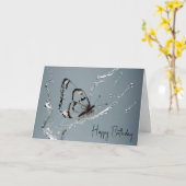 Carte Jour de l'enlèvement du papillon (Fleur jaune)