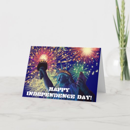 Carte Jour de l'indépendance! (Devant)