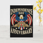 Carte Jour de l'Indépendance 250e Anniversaire 250 Améri (Fleur jaune)