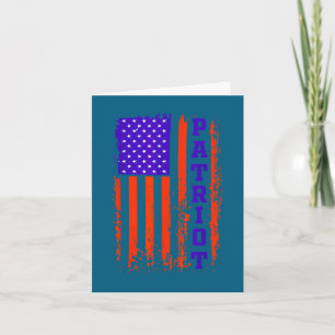 Carte Jour de l'indépendance 4 juillet usa patriote