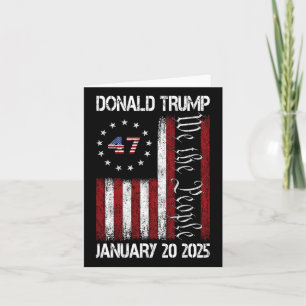 Carte Jour de l'investiture du président Donald Trump 20