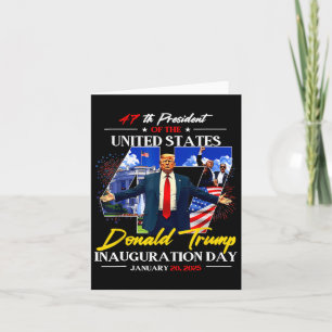 Carte Jour de l'investiture du président Donald Trump 20