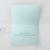 Carte Jour de l'terre heureux Énergie durable Texte pers (Intérieur)