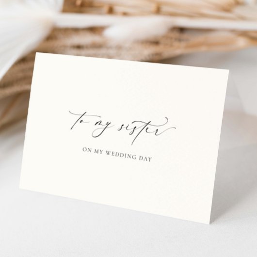 Carte Jour De Mariage D Ellesmere À Ma Soeur