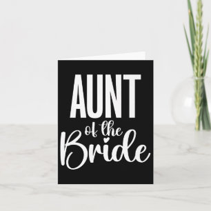 Carte Jour De Mariage Tante De Mariée Premium