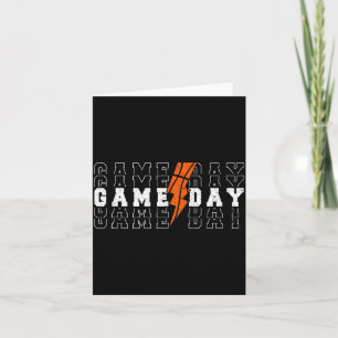 Carte Jour de match Baseball Foudre Sport Joueur Entraîn