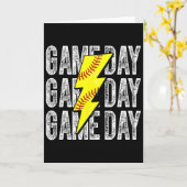 Carte Jour de match Softll Éclair Softll Maman Papa Fill (Fleur jaune)