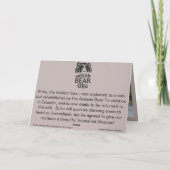 Carte Jour de mères Bubu (Dos)