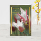 Carte jour de mères de Madame Jane de tulipe (Fleur jaune)