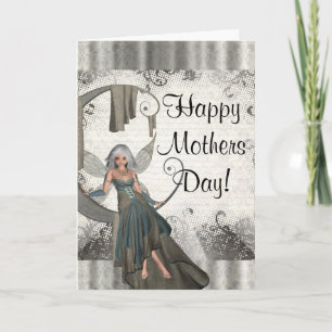 Carte Jour de mères féerique girly moderne
