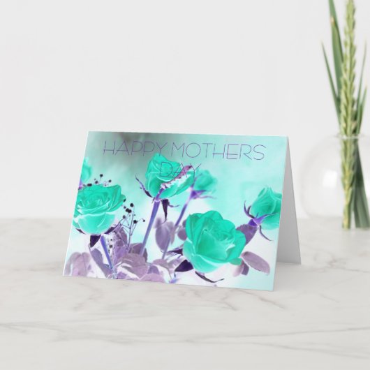 CARTE JOUR DE MÈRES HEUREUX (Devant)