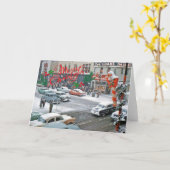 Carte Jour de Noël (Fleur jaune)