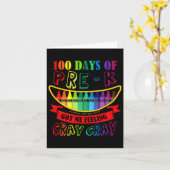 Carte Jour De Pré-k M'A Fait Sentir Cray Cray Enseignant (Fleur jaune)