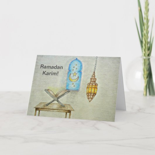 Carte Jour de Ramadan (Devant)