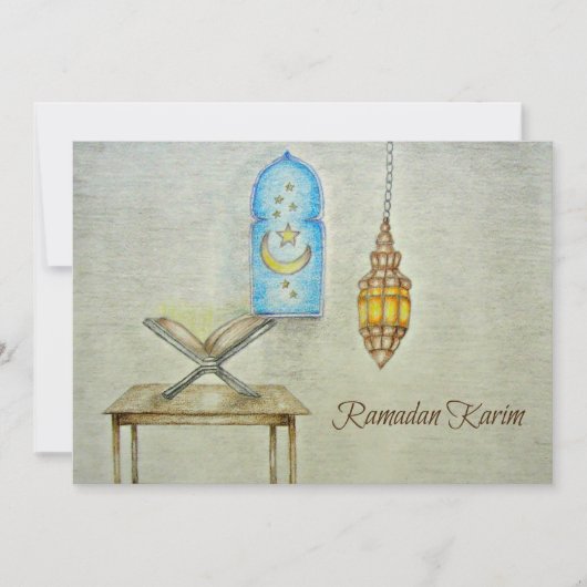 Carte Jour de Ramadan (Devant)