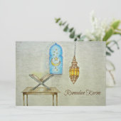 Carte Jour de Ramadan (Debout devant)