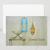Carte Jour de Ramadan (Devant / Derrière)