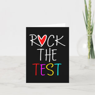 Carte Jour de Rock The Test Professeur Jour de test drôl